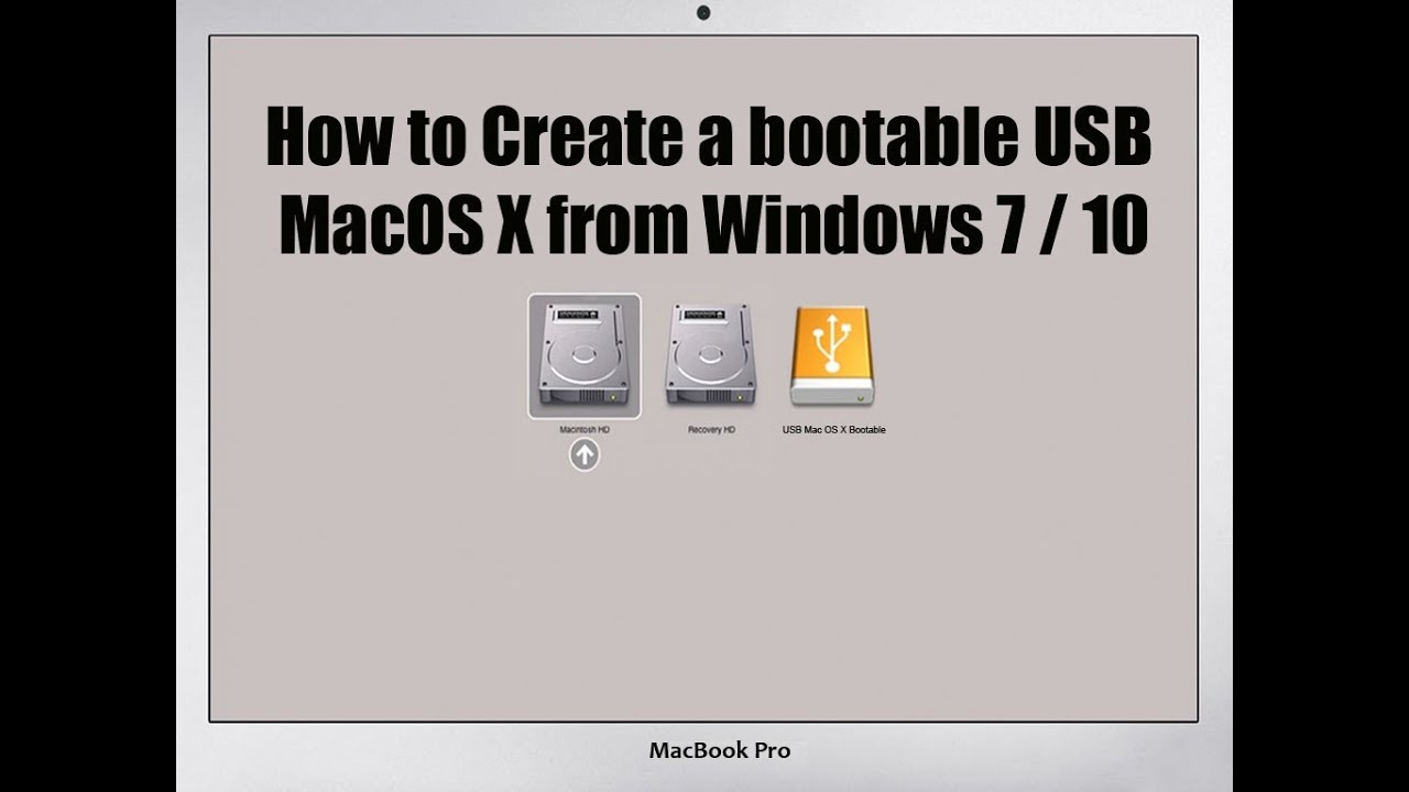 create bootable usb installer for mac os x on windows 10